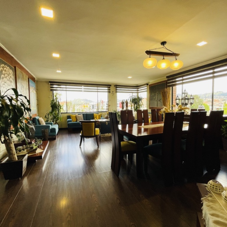 apartment with a terrace in front of the Tomebamba River in Cuenca, Ecuador